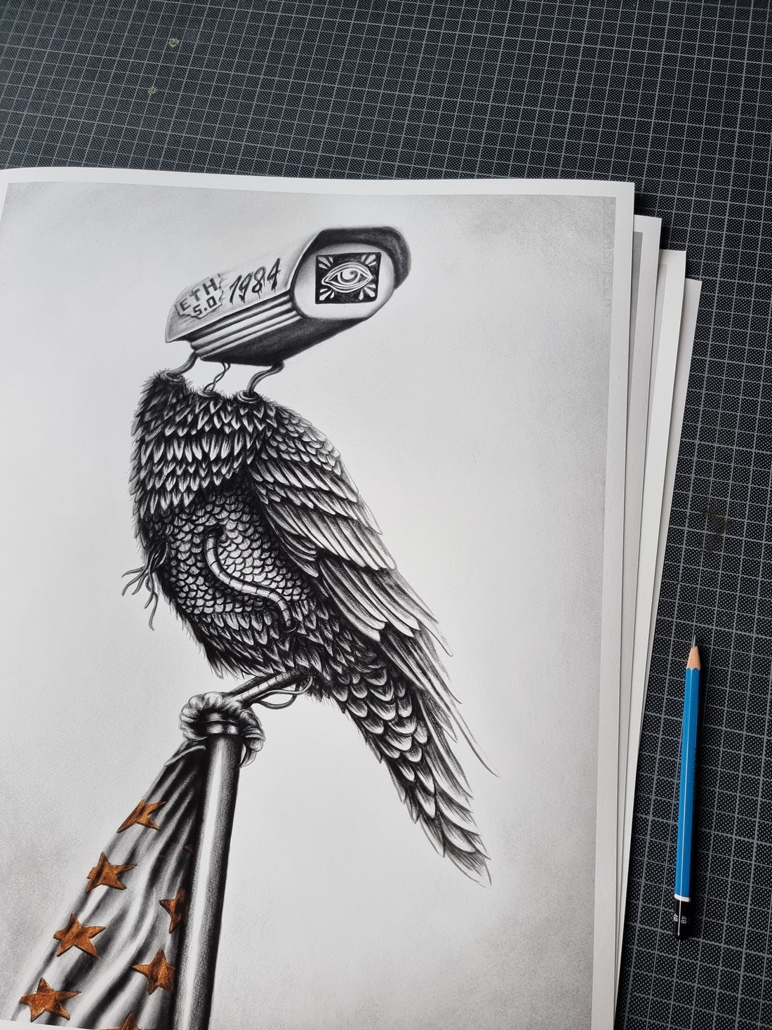 "1984" - ed. of 20 - 50x40cm