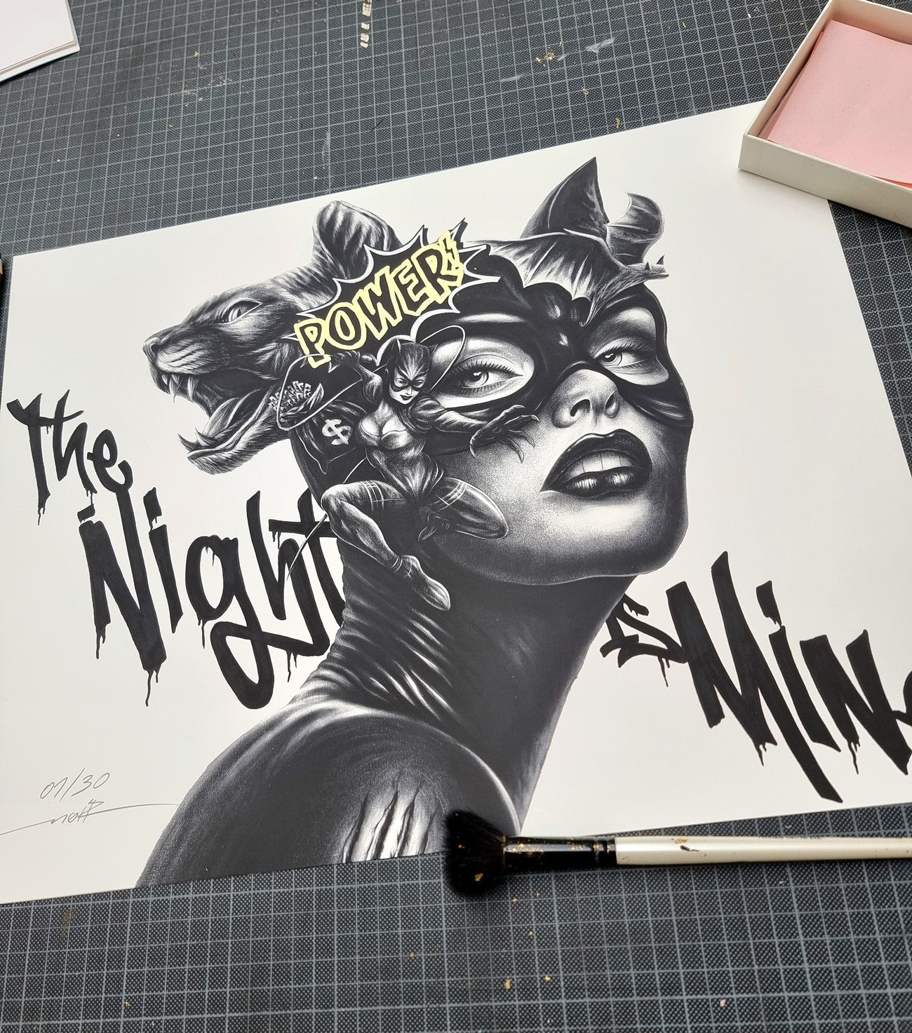 "The Night is Mine" - ed. of 30 - 50x40cm