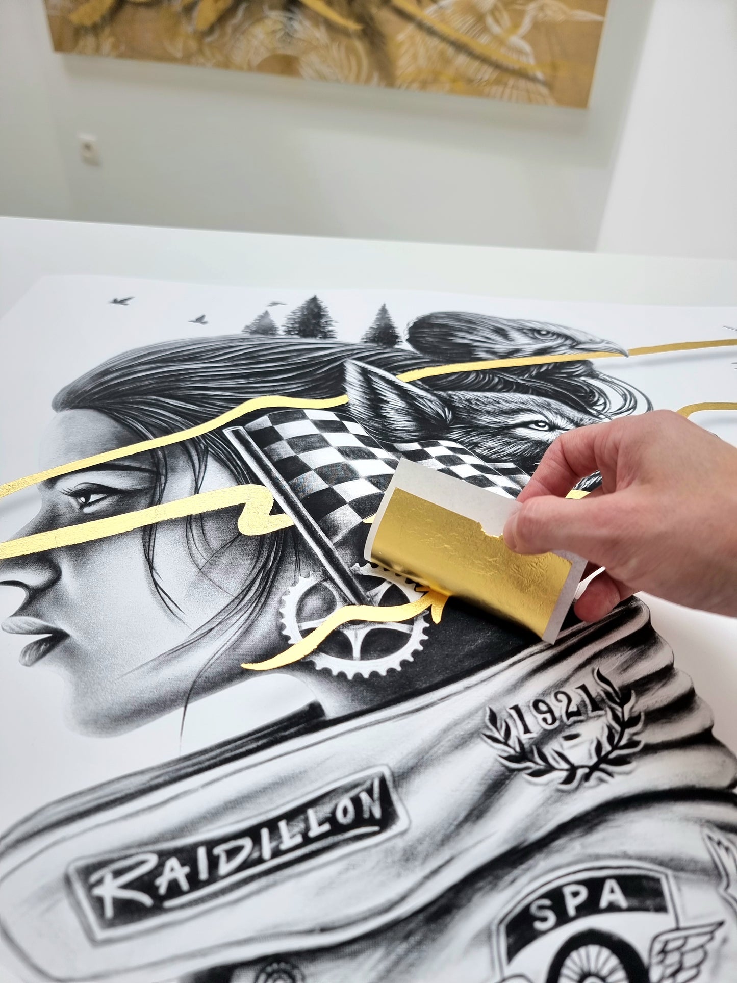 THE EYE OF THE RAIDILLON — Fine Art 70×50 cm | Édition Collector