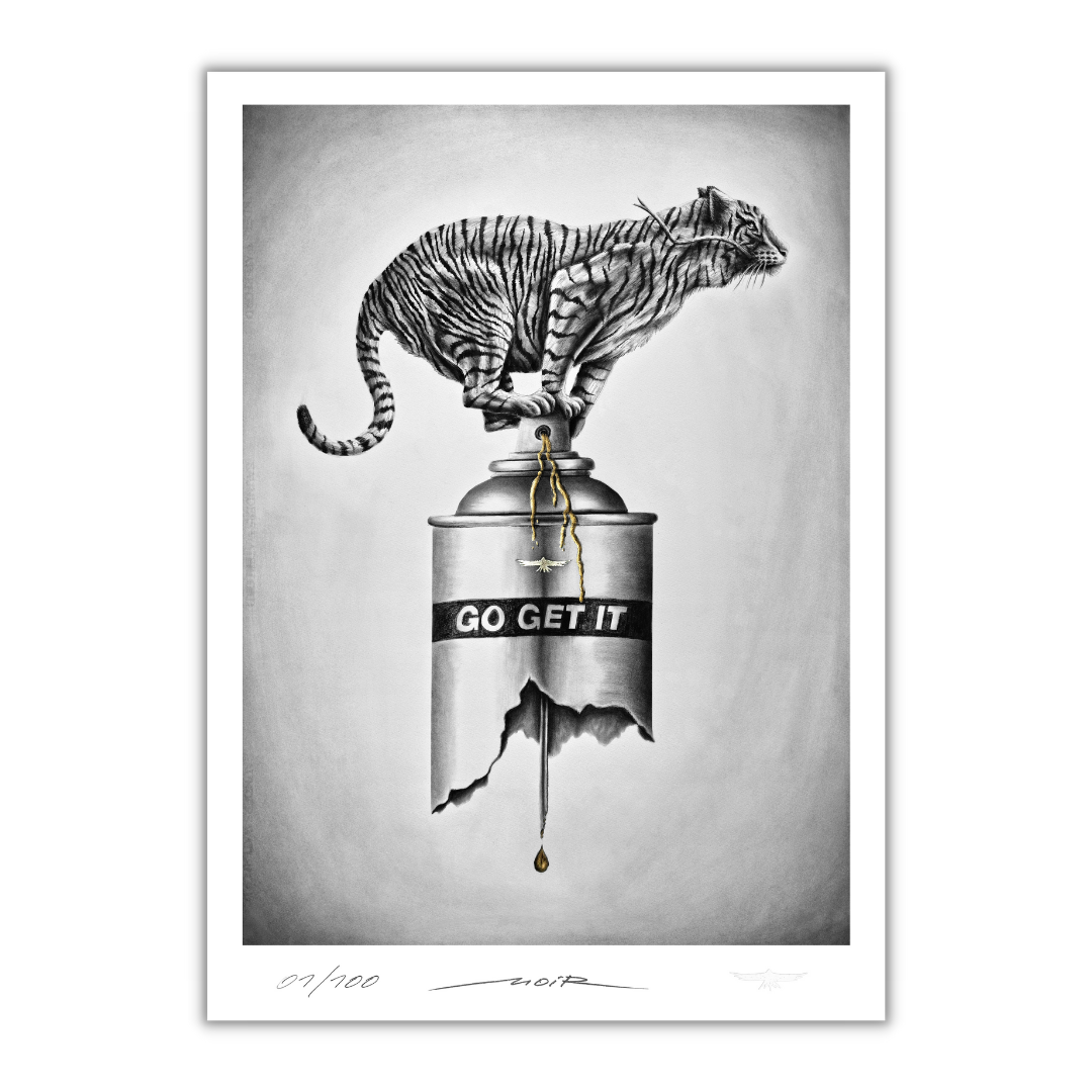 "Go Get It" - ed. of 100 - 70x50cm