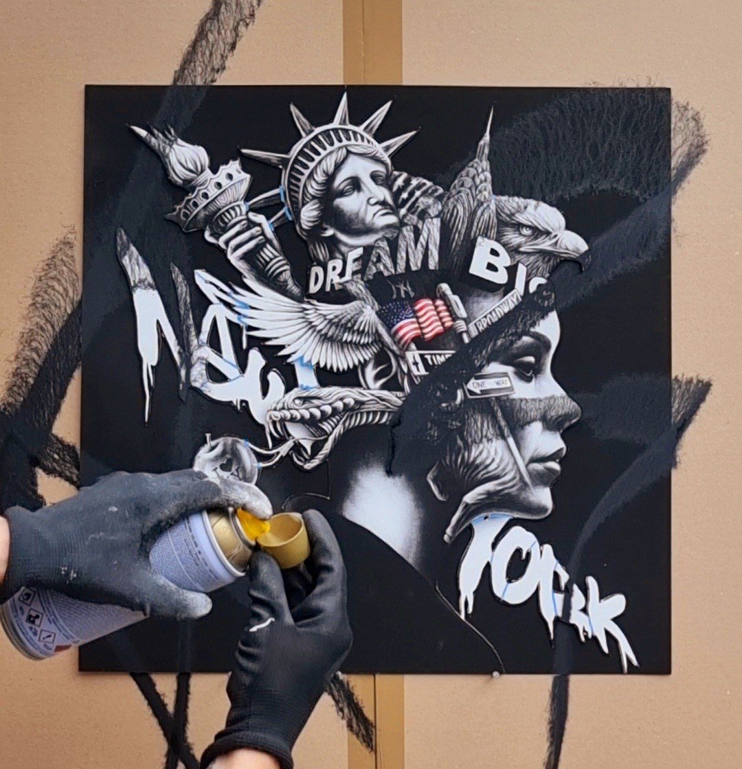 "Dream BIG" - ed. of 30 - 50x50cm