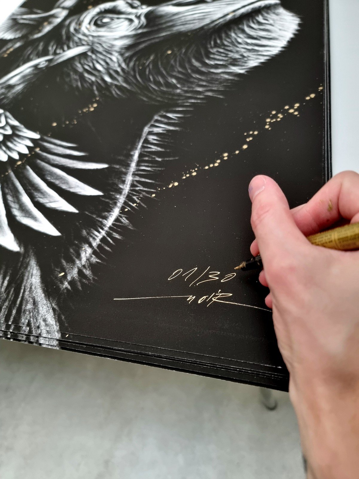 "The Universe is Listening" - ed. of 30 - 70x50cm