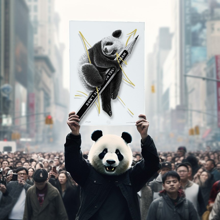 "Don't Sleep on Your Dream 2.0" - ed. of 30 - 70x50cm