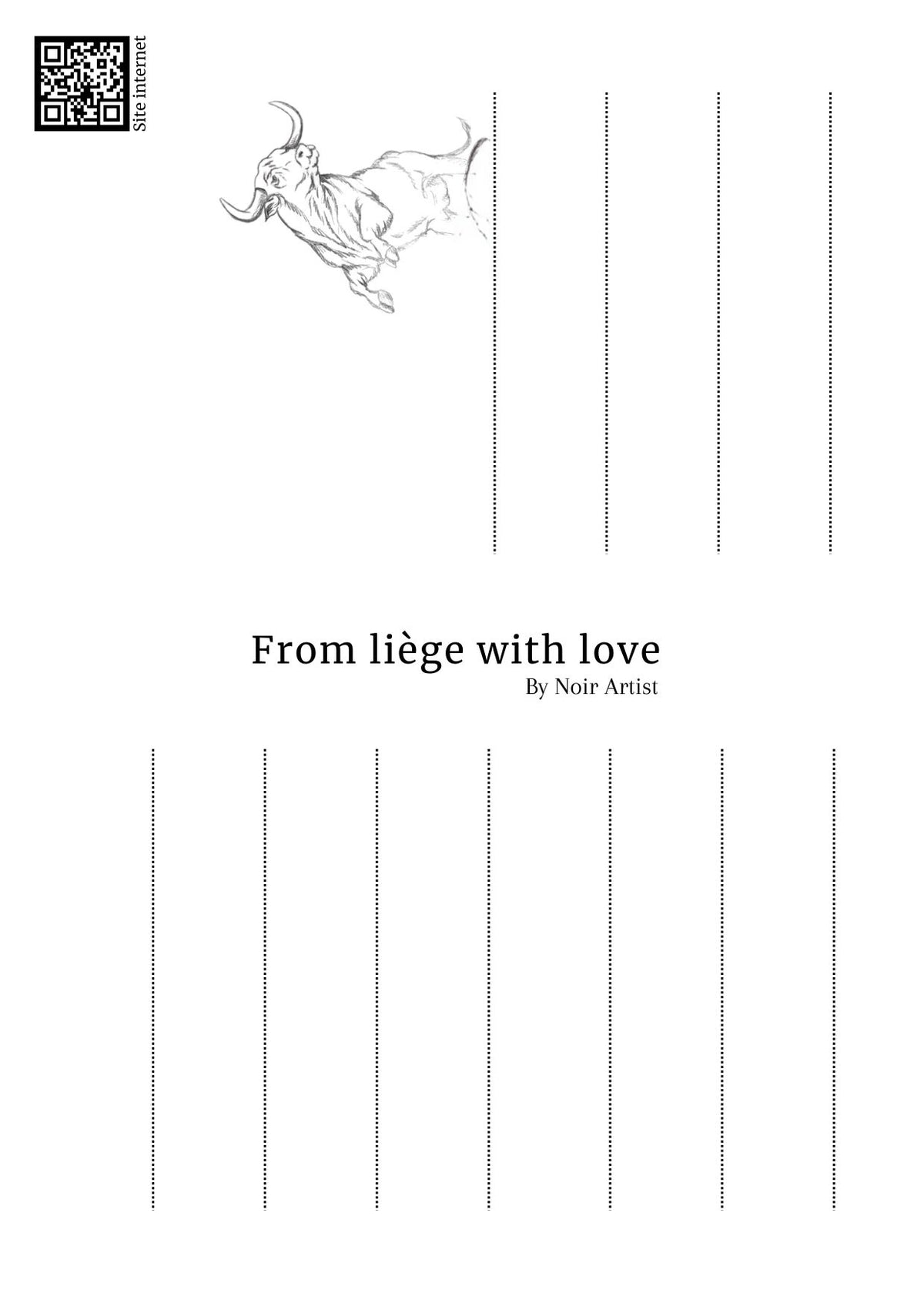 Cartes postales A6 - From Liège With Love