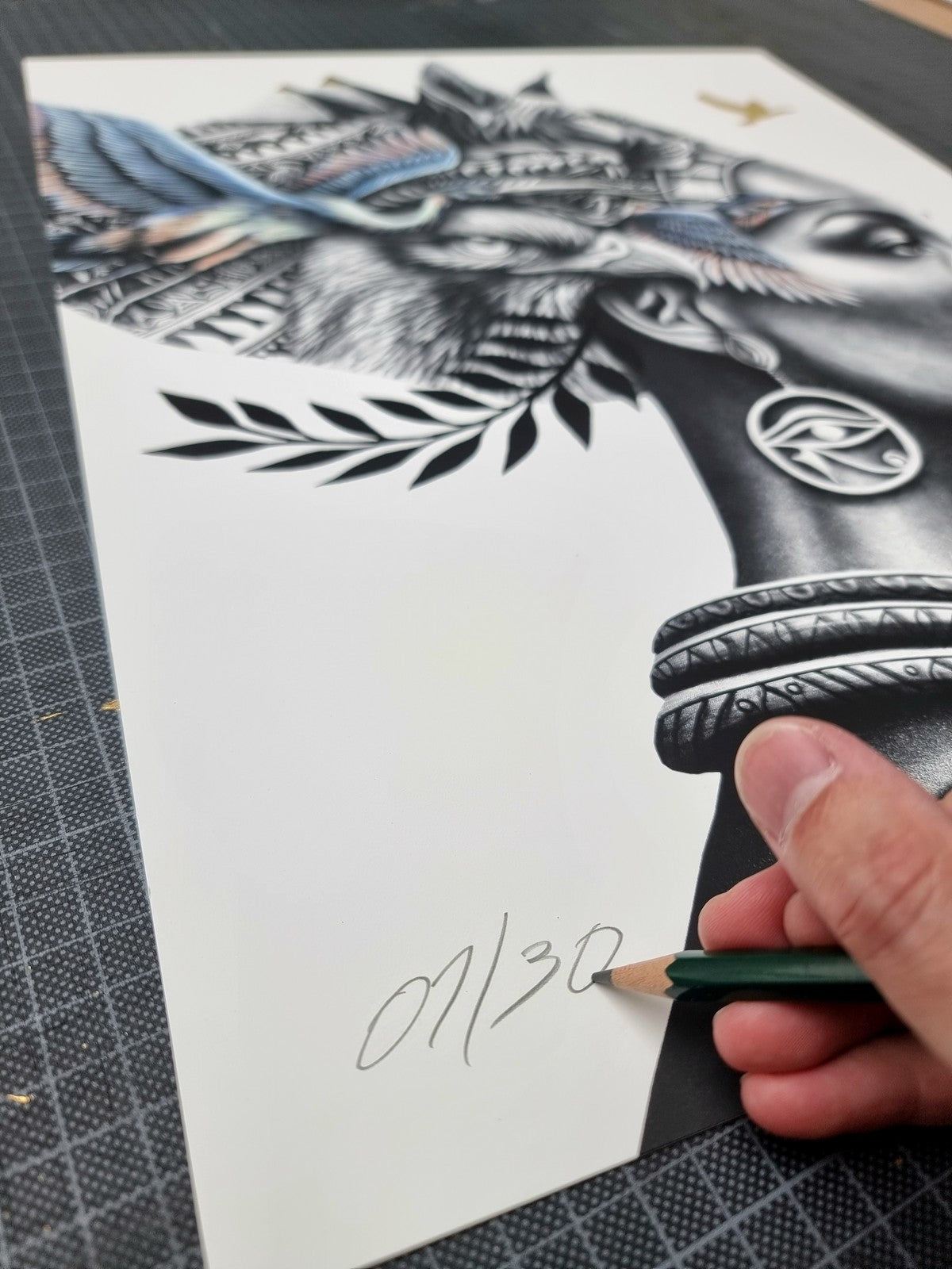 "Pantheon" - ed. of 30 - 50x40cm