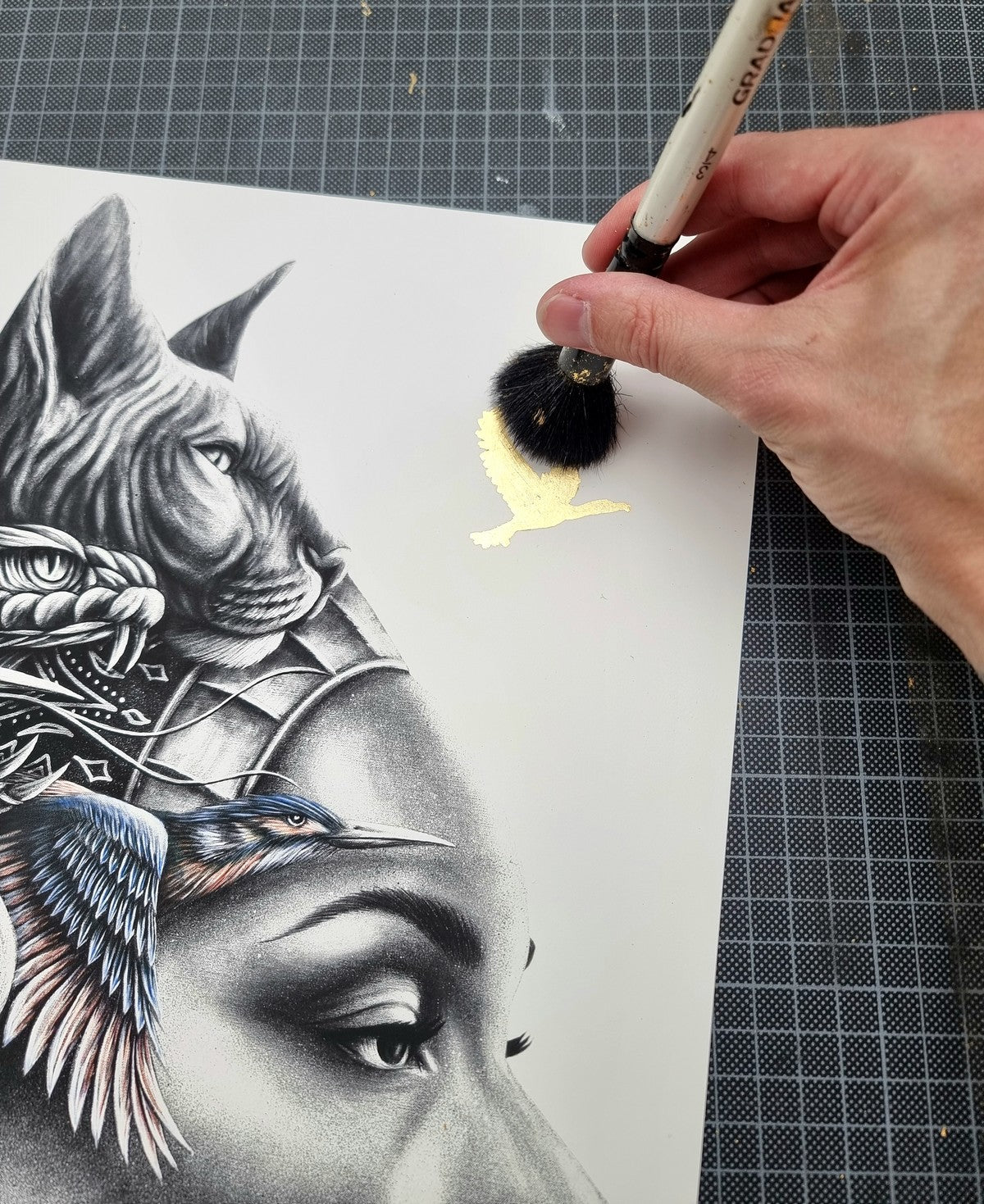 "Pantheon" - ed. of 30 - 50x40cm