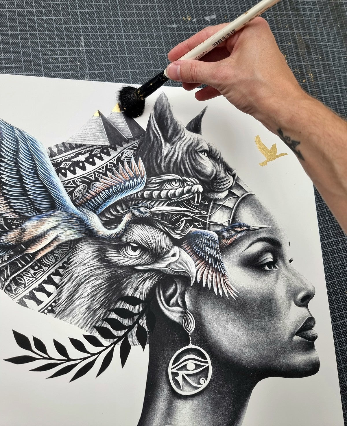 "Pantheon" - ed. of 30 - 50x40cm