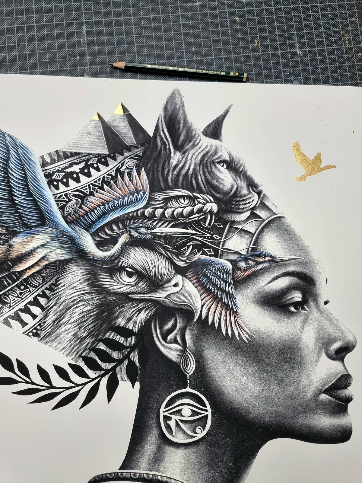 "Pantheon" - ed. of 30 - 50x40cm