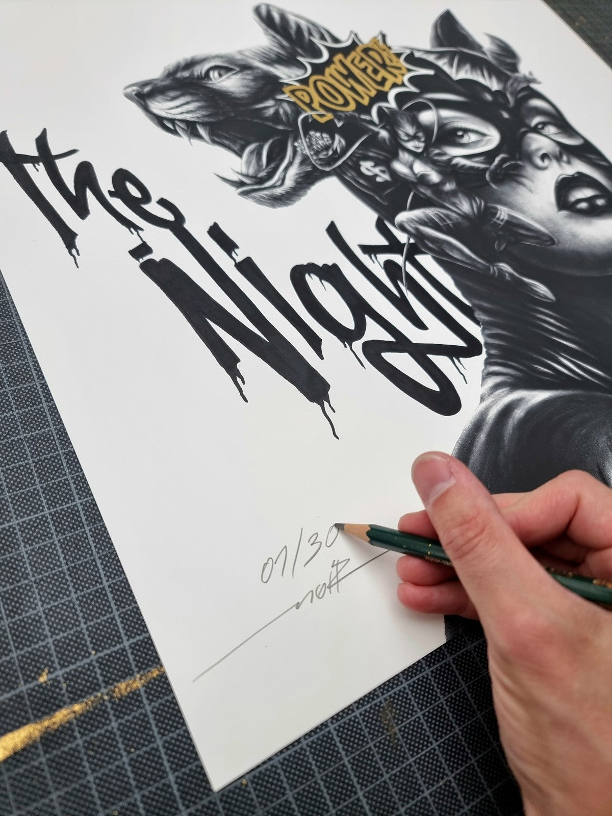 "The Night is Mine" - ed. of 30 - 50x40cm