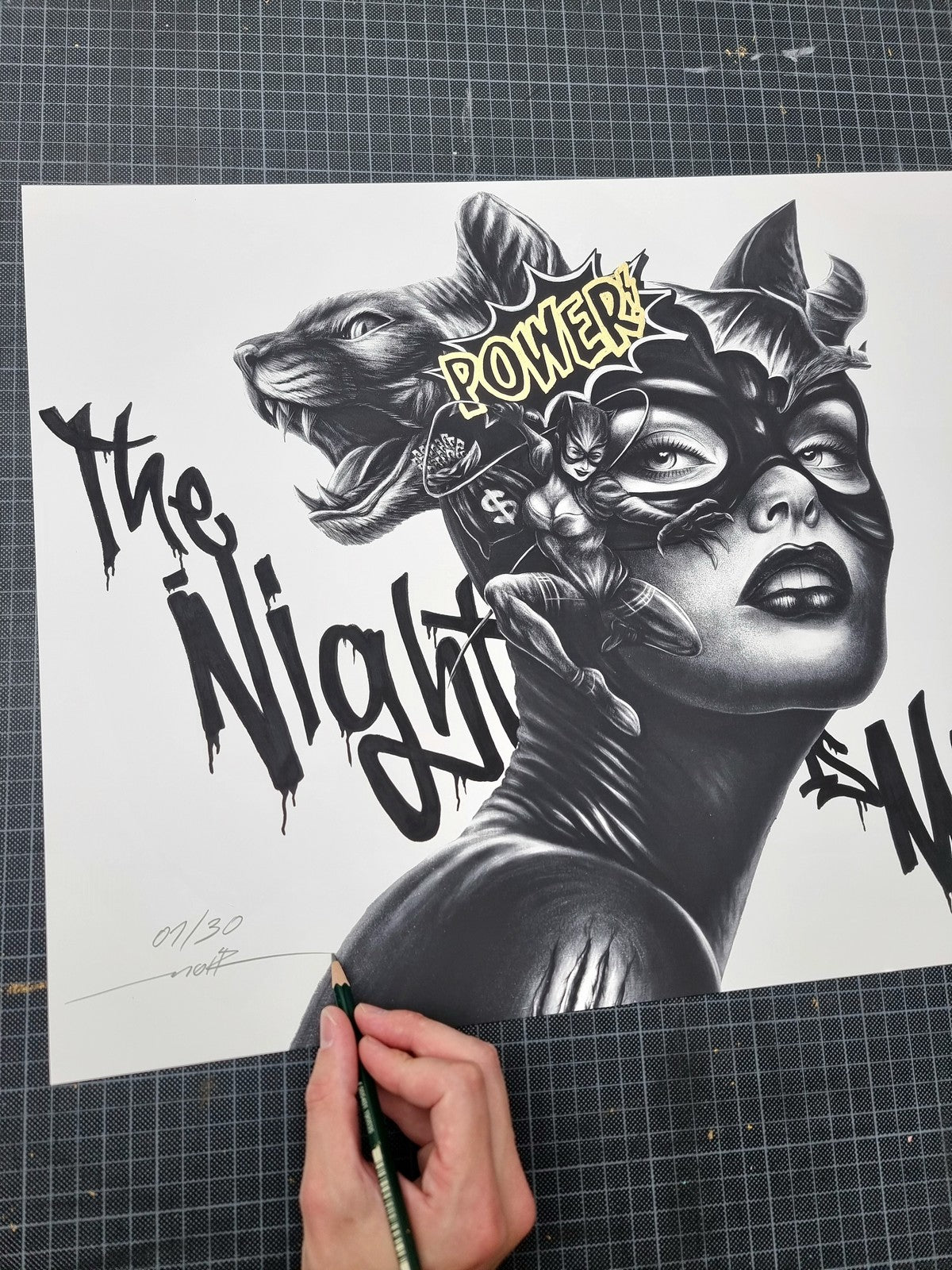 "The Night is Mine" - ed. of 30 - 50x40cm