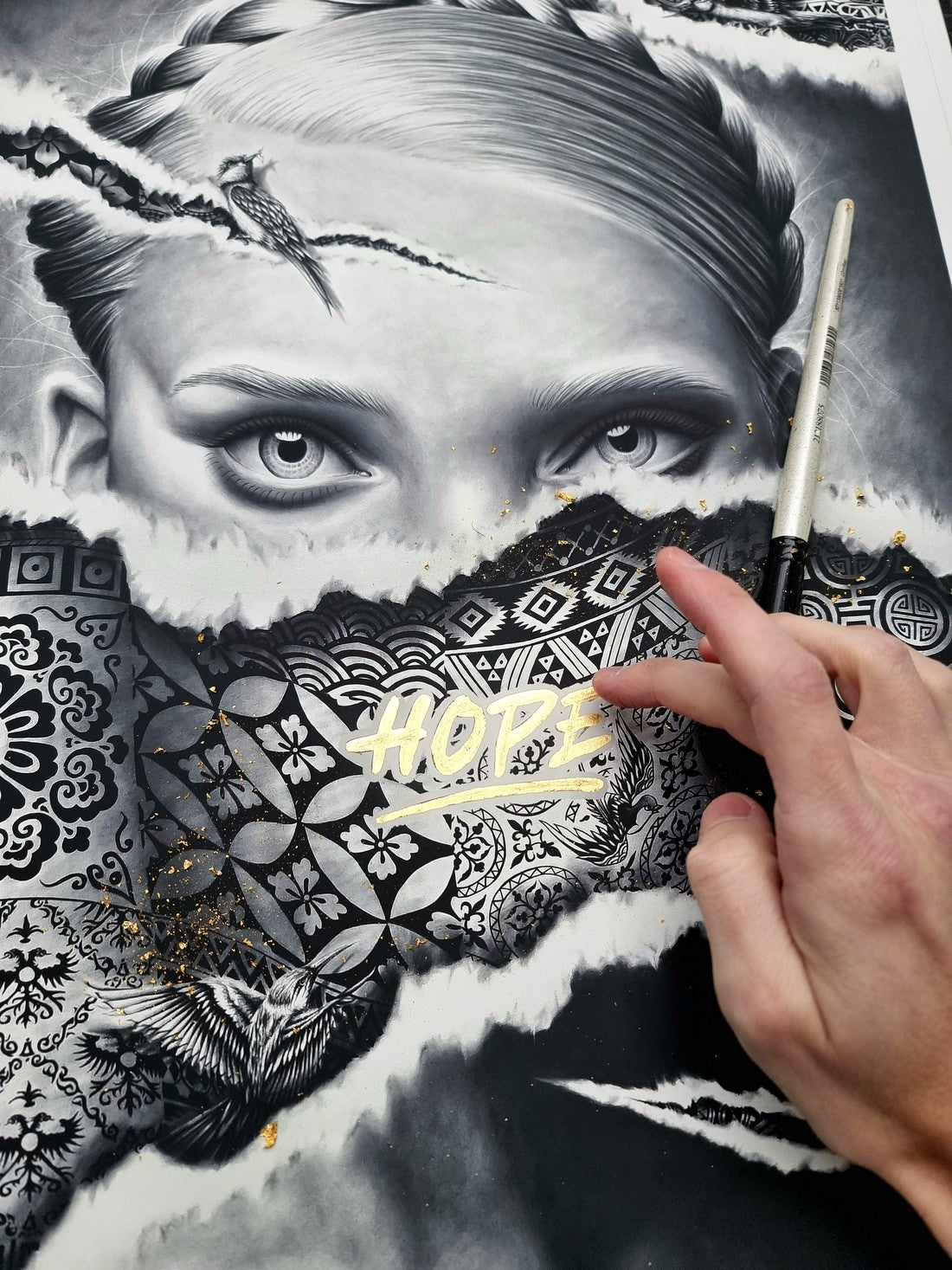 "Hope" - ed. of 30 - 50x40cm