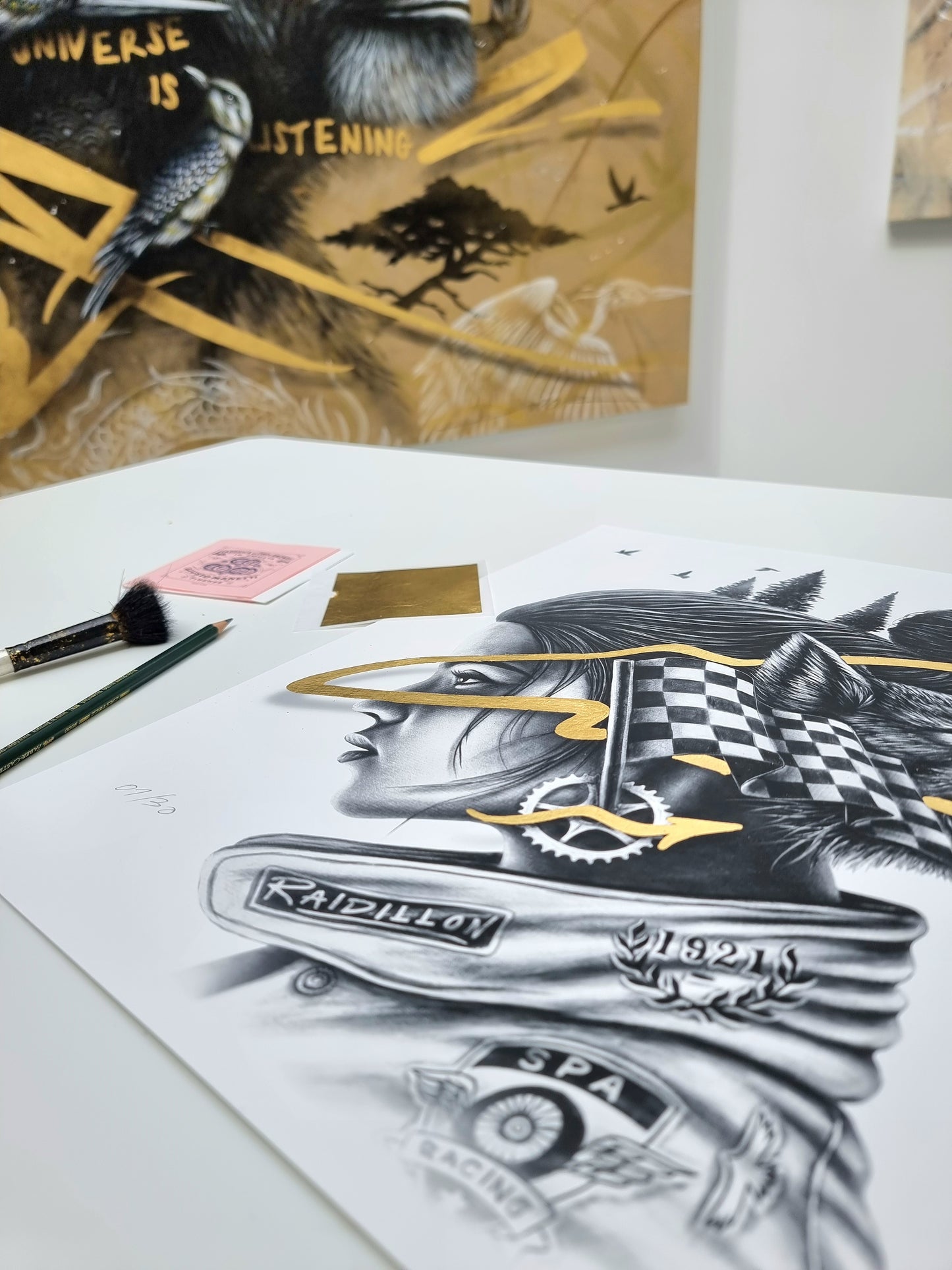 THE EYE OF THE RAIDILLON — Fine Art 50×40 cm | Édition Collector