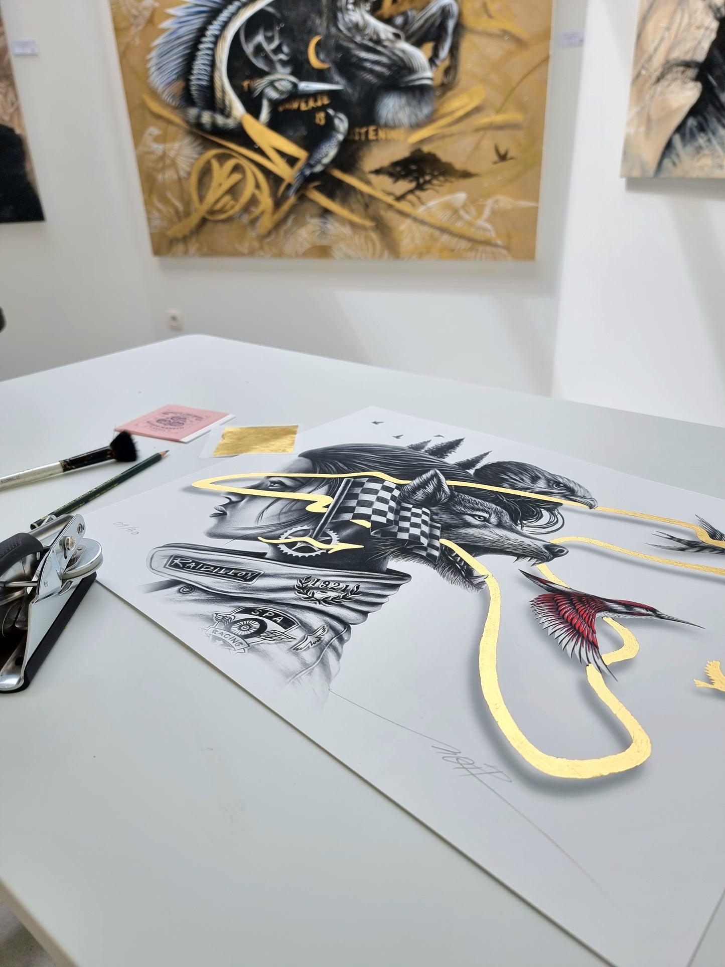 THE EYE OF THE RAIDILLON — Fine Art 70×50 cm | Édition Collector