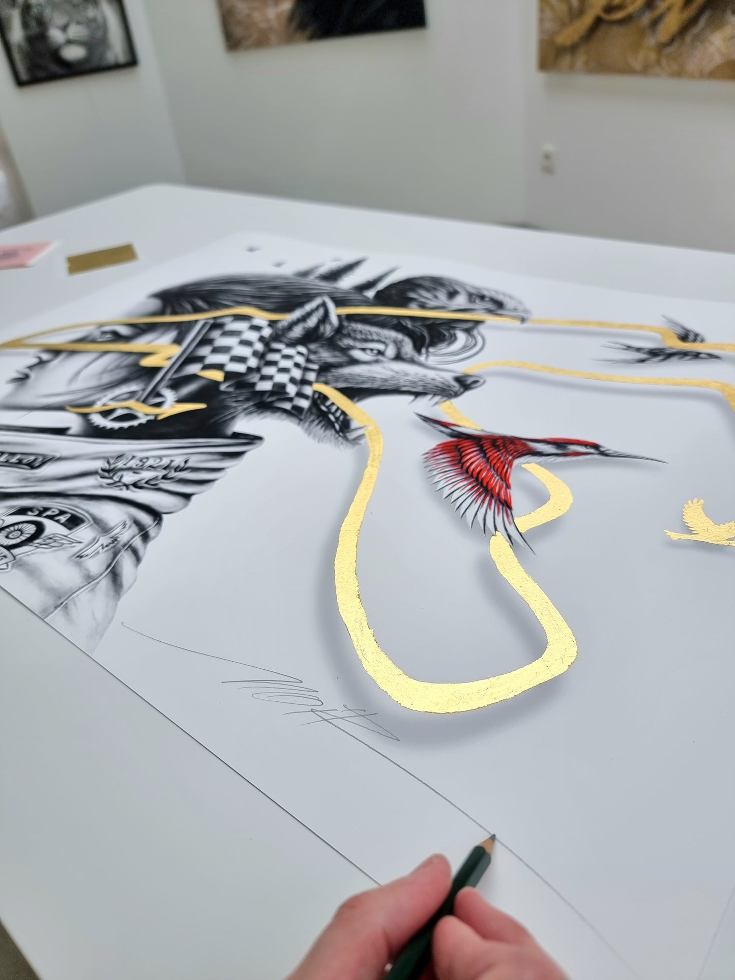 THE EYE OF THE RAIDILLON — Fine Art 70×50 cm | Édition Collector