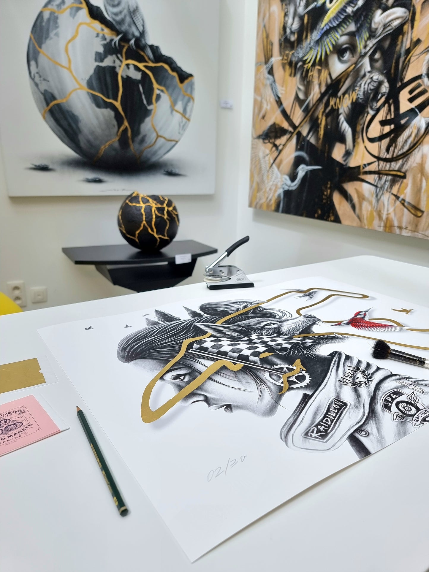 THE EYE OF THE RAIDILLON — Fine Art 70×50 cm | Édition Collector