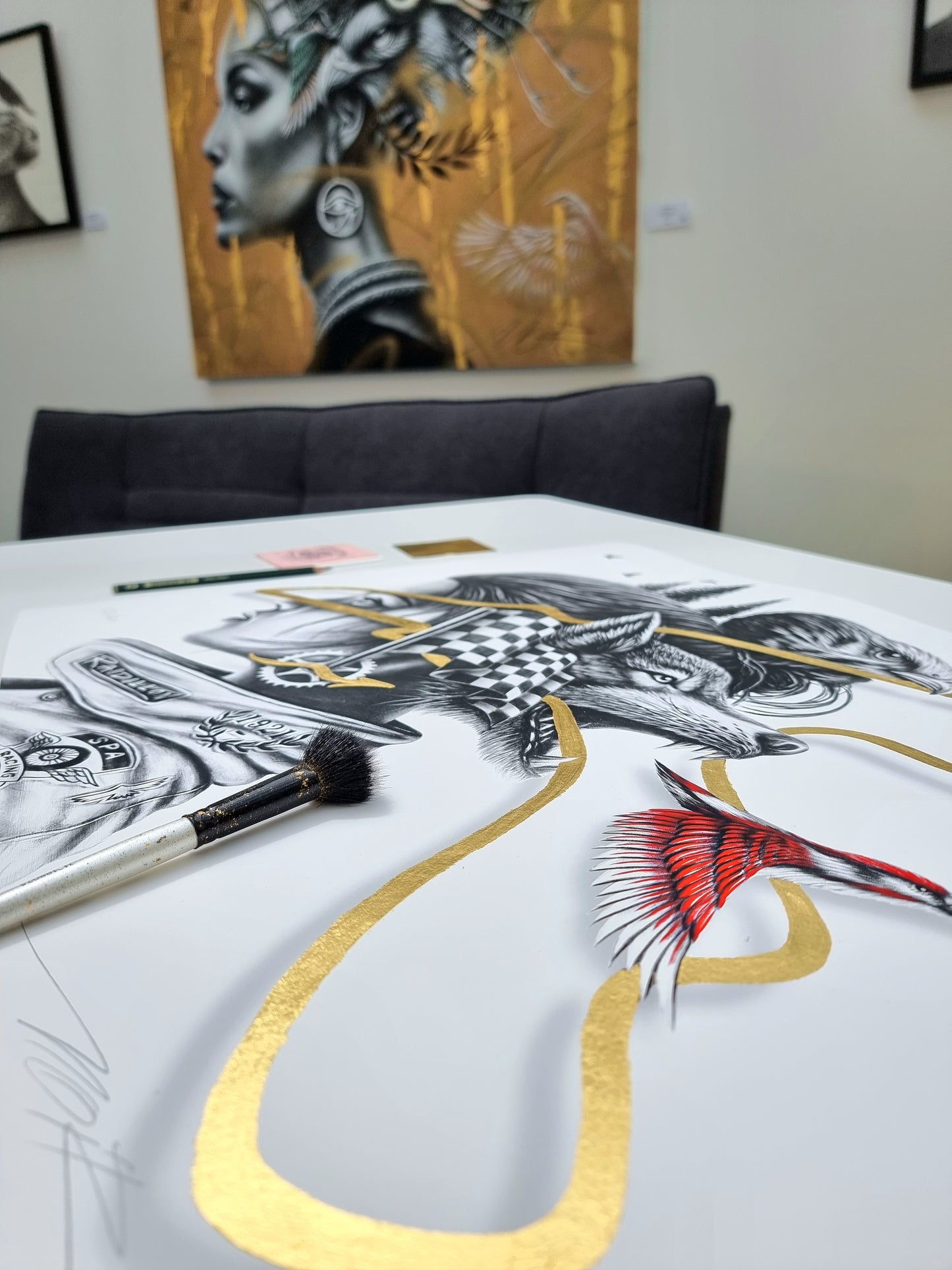 THE EYE OF THE RAIDILLON — Fine Art 70×50 cm | Édition Collector