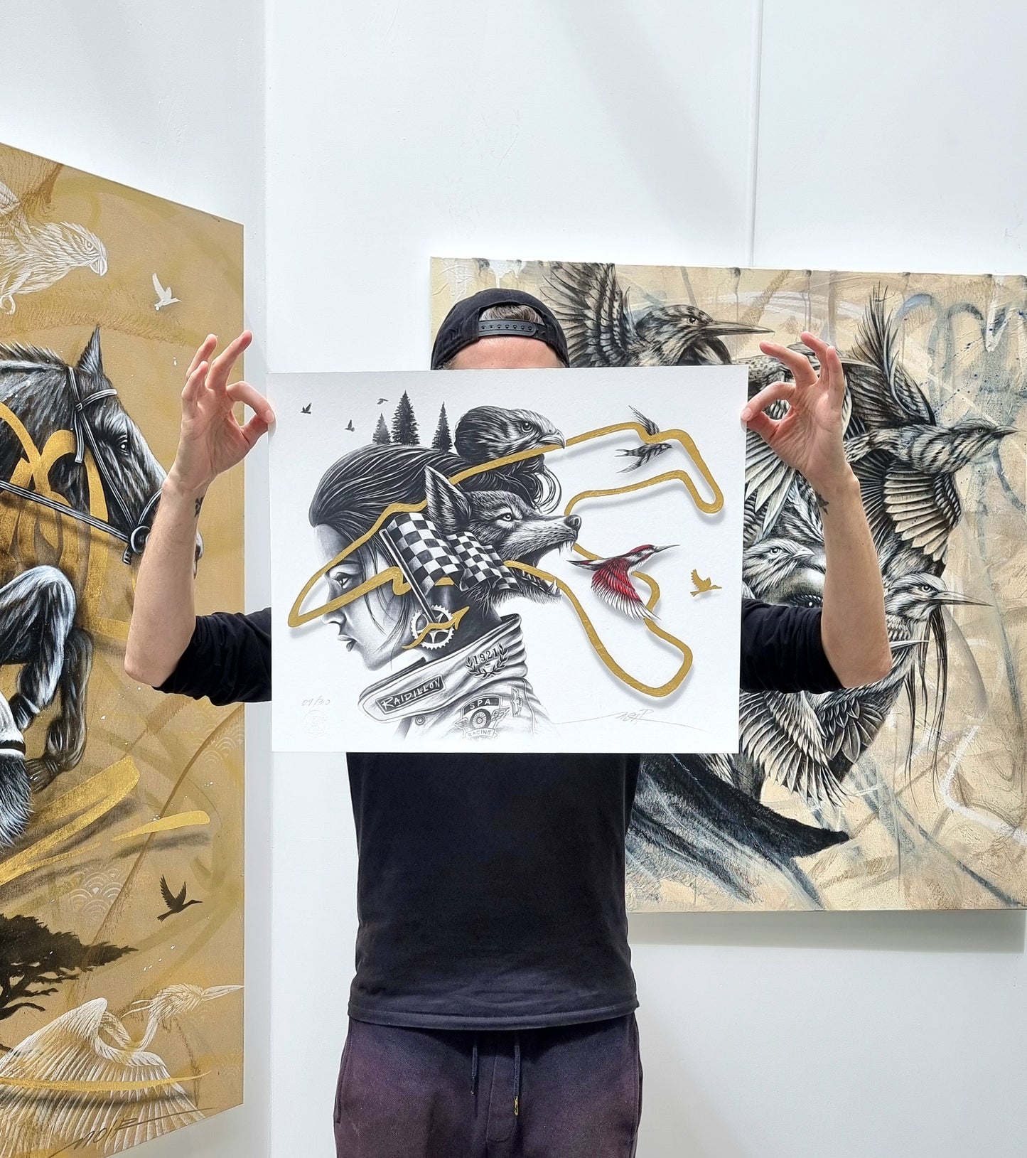 THE EYE OF THE RAIDILLON — Fine Art 50×40 cm | Édition Collector