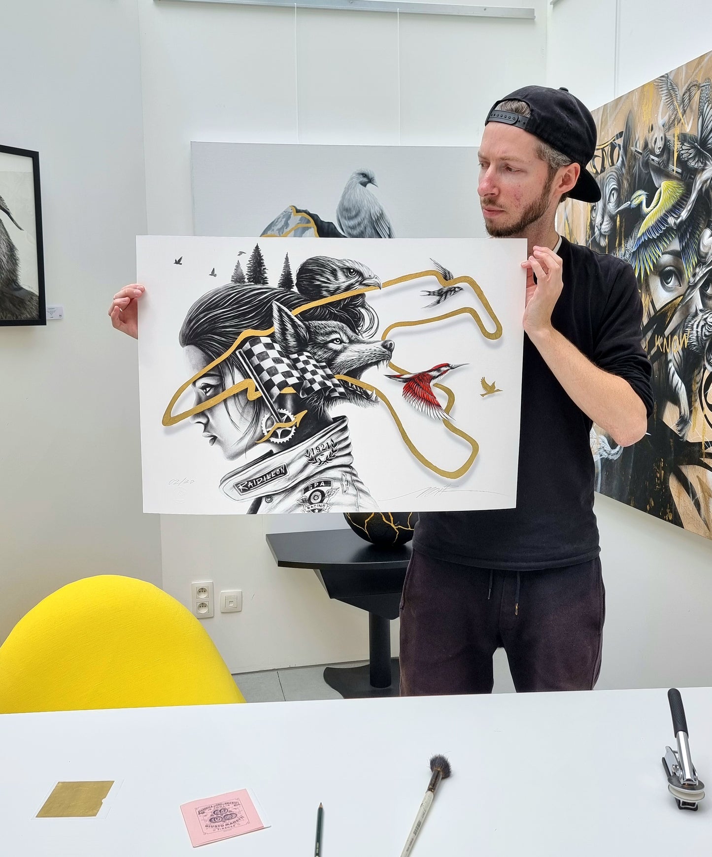 THE EYE OF THE RAIDILLON — Fine Art 70×50 cm | Édition Collector
