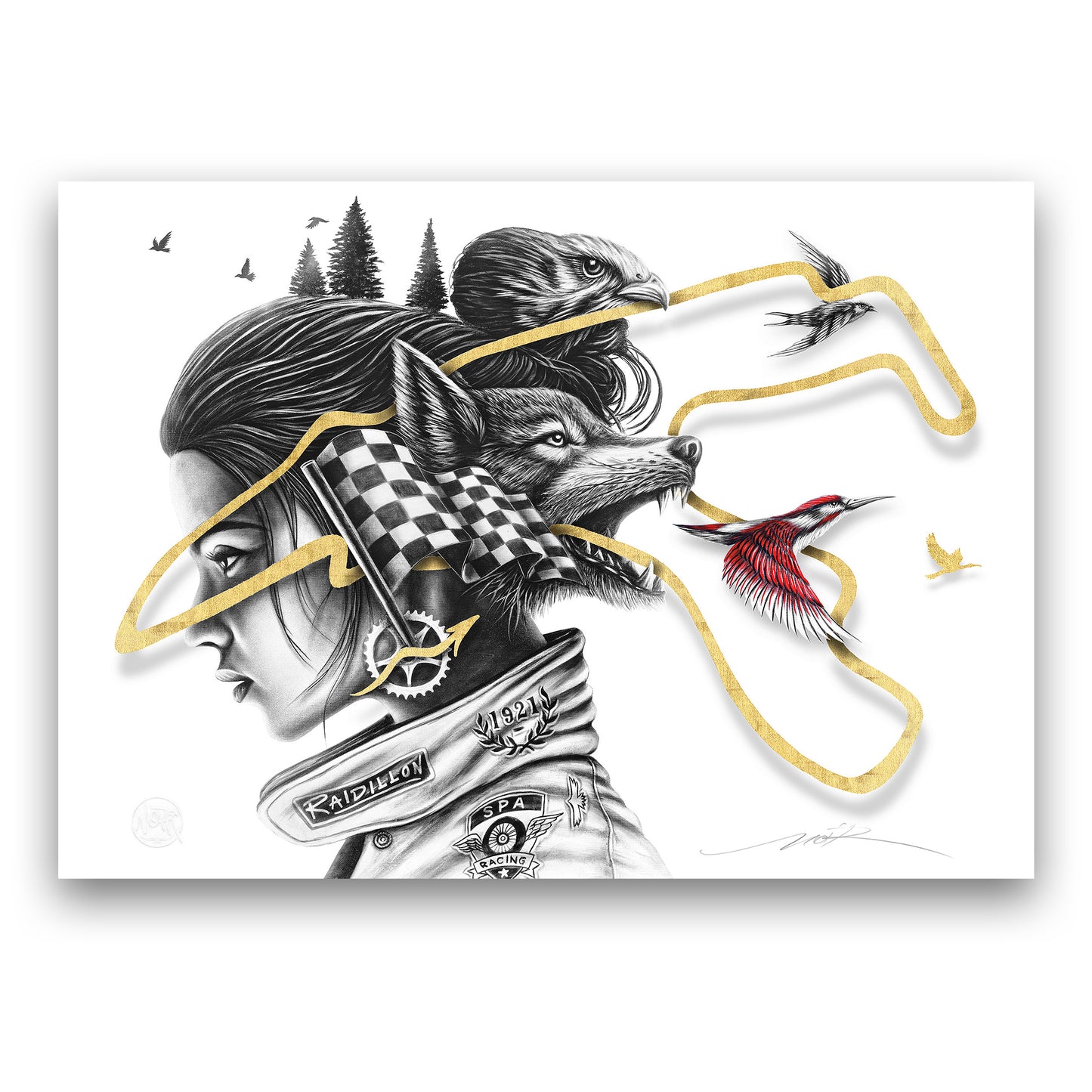 The Eye of the Raidillon - 70x50cm - Poster Premium
