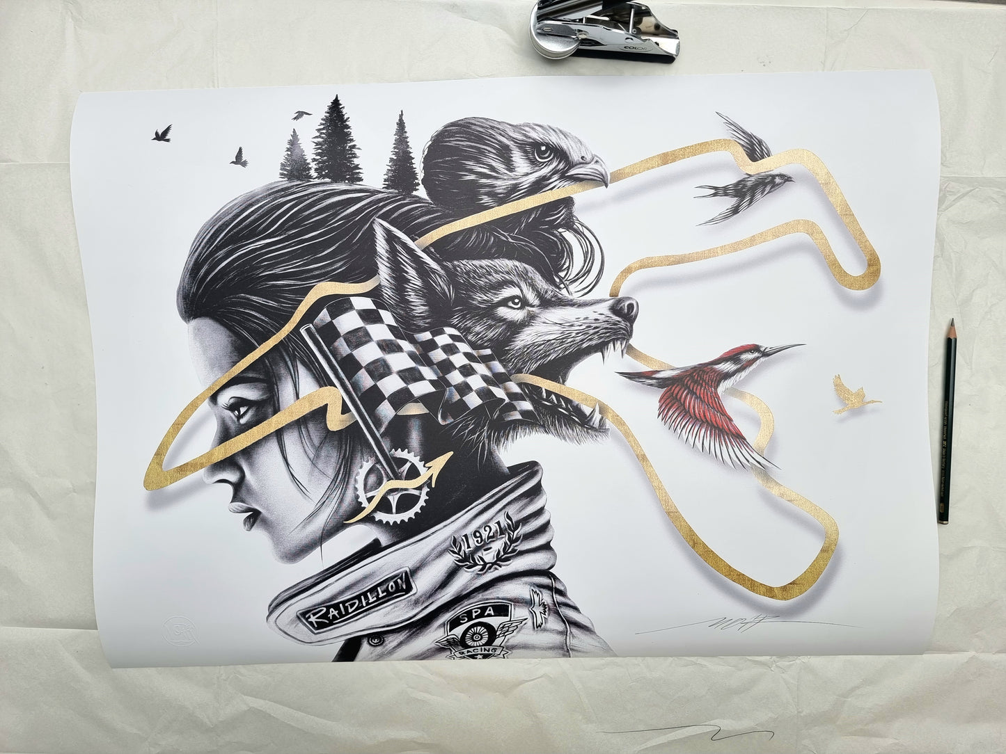 The Eye of the Raidillon - 70x50cm - Poster Premium