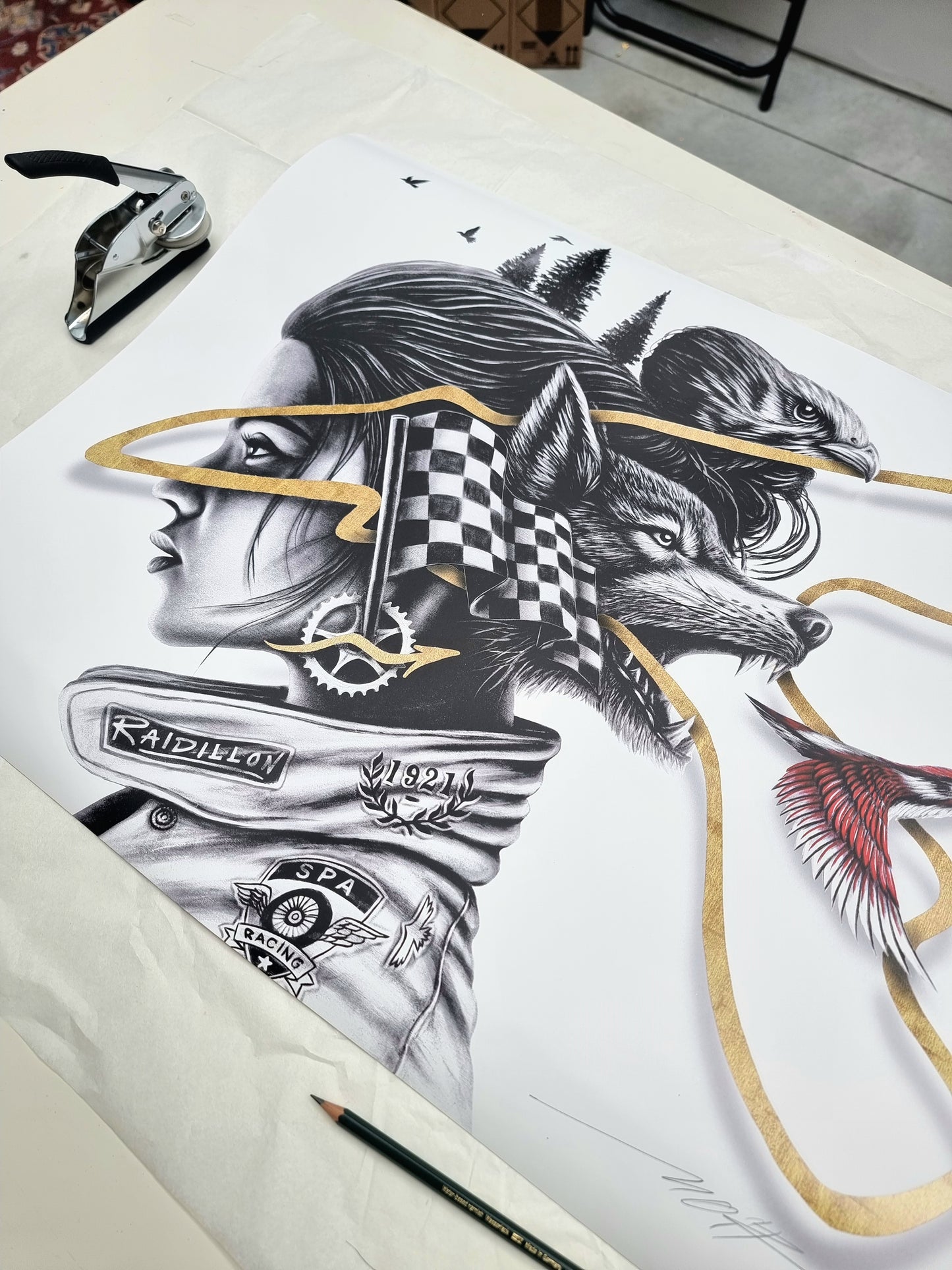 The Eye of the Raidillon - 70x50cm - Poster Premium