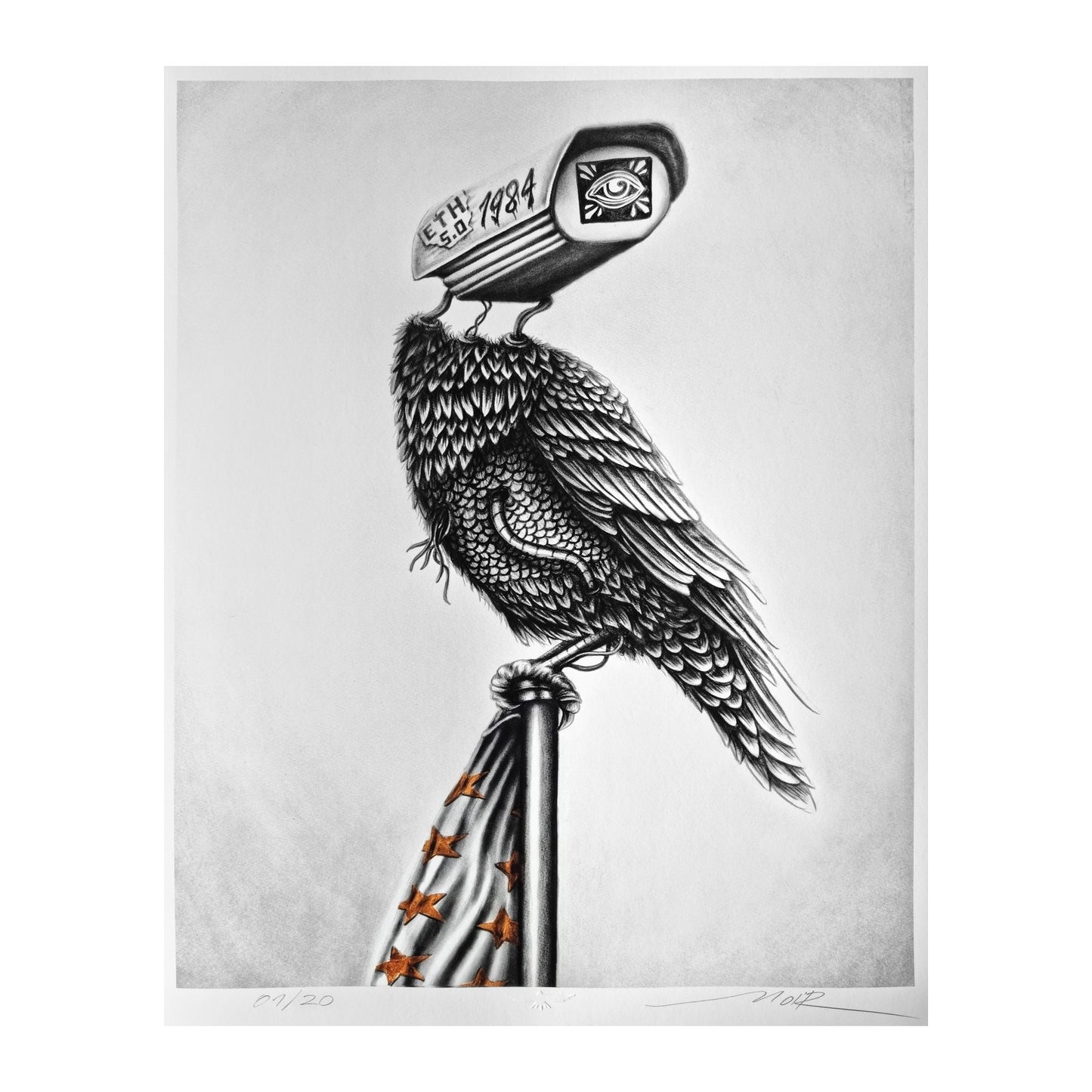 "1984" - ed. of 20 - 50x40cm