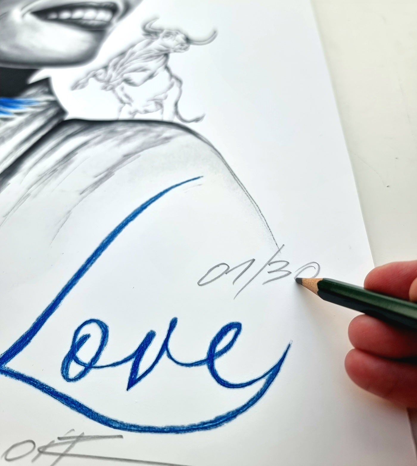 "From Liège with Love" - 30 copies - 50x40cm