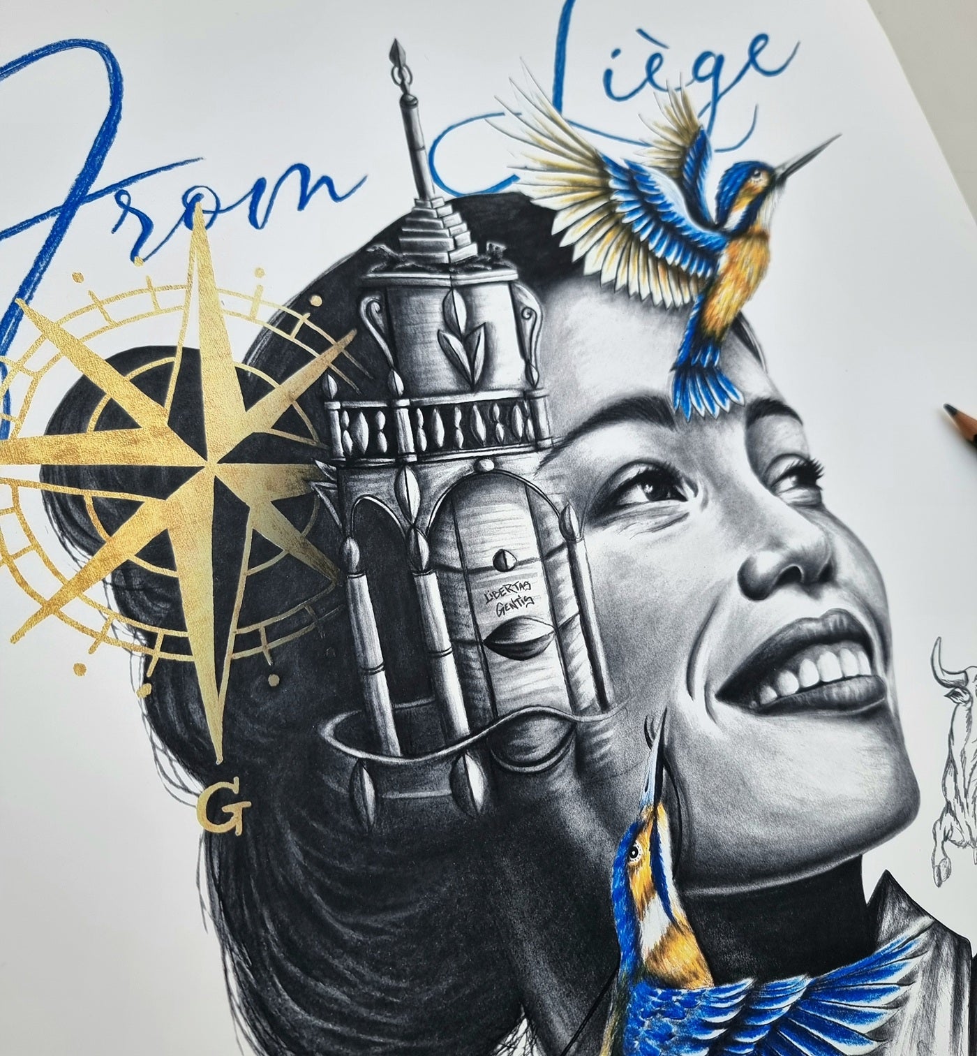 "From Liège with Love" - 30 copies - 50x40cm