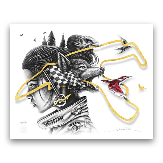 THE EYE OF THE RAIDILLON — Fine Art 50×40 cm | Édition Collector