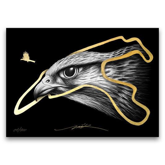 Das Auge des Raidillon - 70x50cm - Premium-Poster