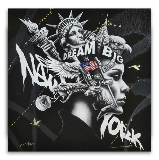 "Dream BIG" - ed. of 30 - 50x50cm
