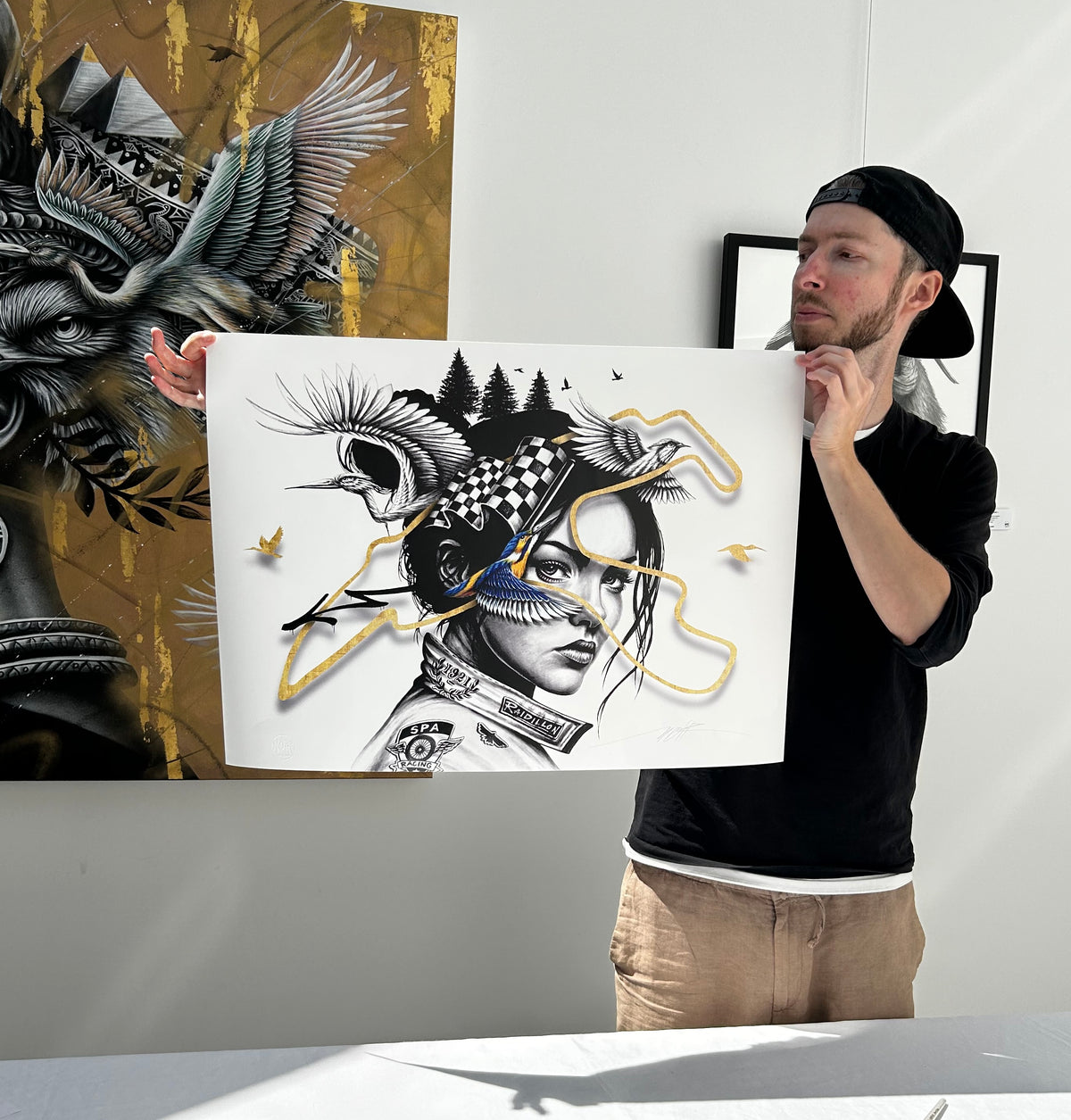 Augen auf die Strecke – 70x50cm – Premium-Poster