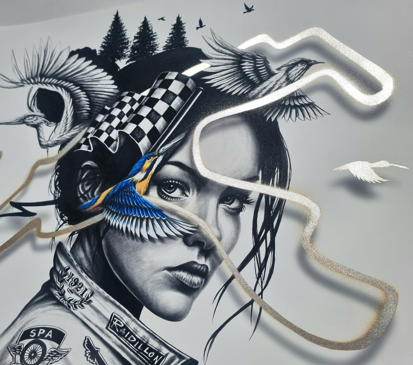 Eyes on the Track — Fine Art 50×40 cm | Édition Collector