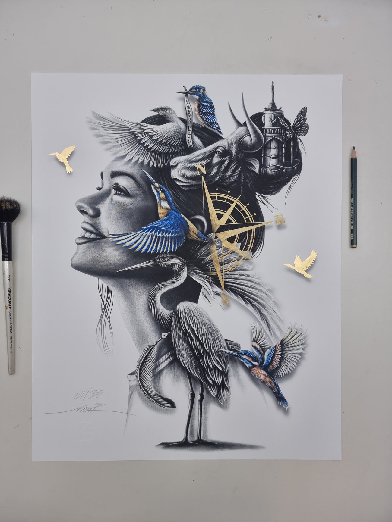 "Libertas Gentis II" - 30 copies - 50x40cm