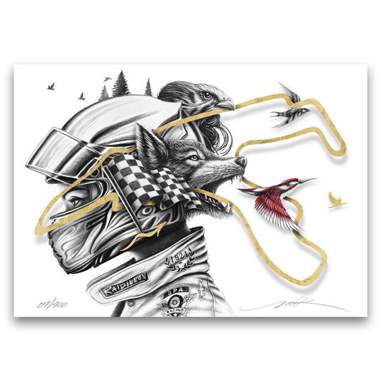Das Auge des Raidillon - 70x50cm - Premium-Poster
