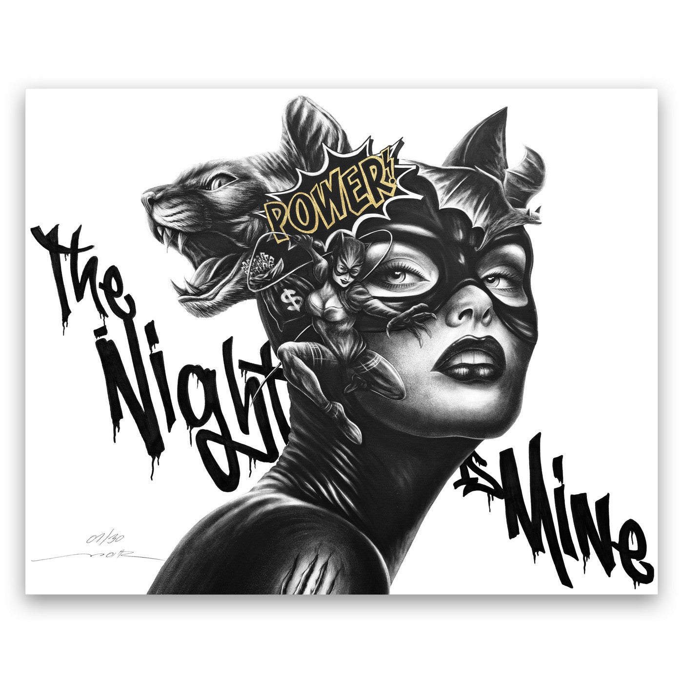 "The Night is Mine" - ed. of 30 - 50x40cm